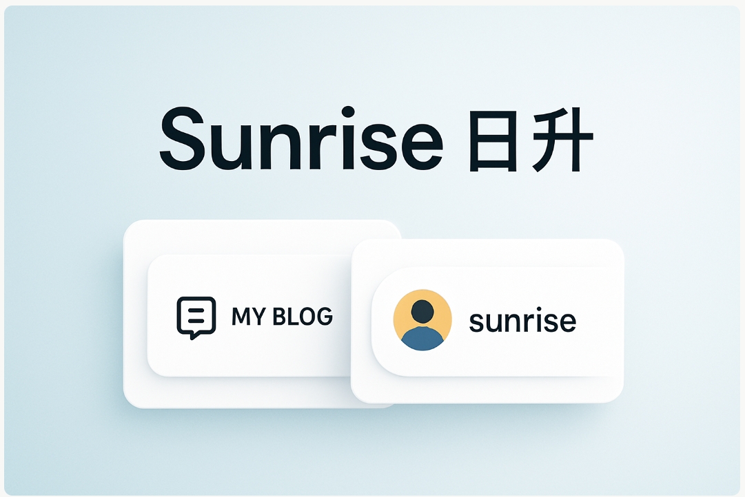Sunrise日升主题介绍